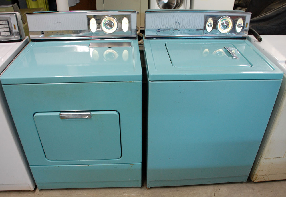Turquoise Washer And Dryer