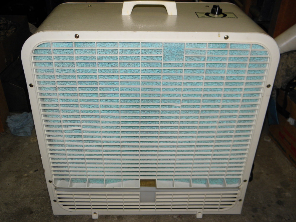 box fan evaporative cooler