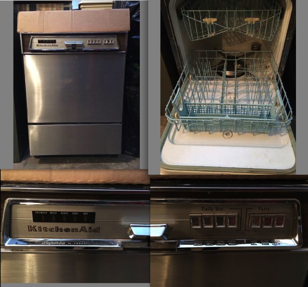 vintage kitchenaid dishwasher for sale