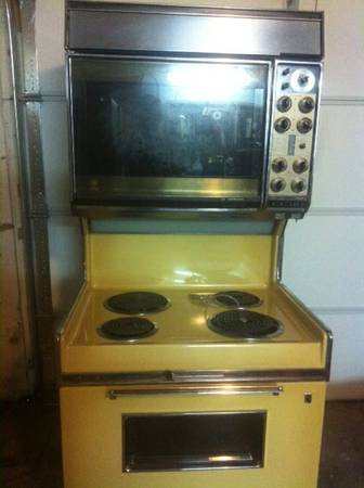 Vintage GE Americana Double Oven Freestanding Electric Range 50