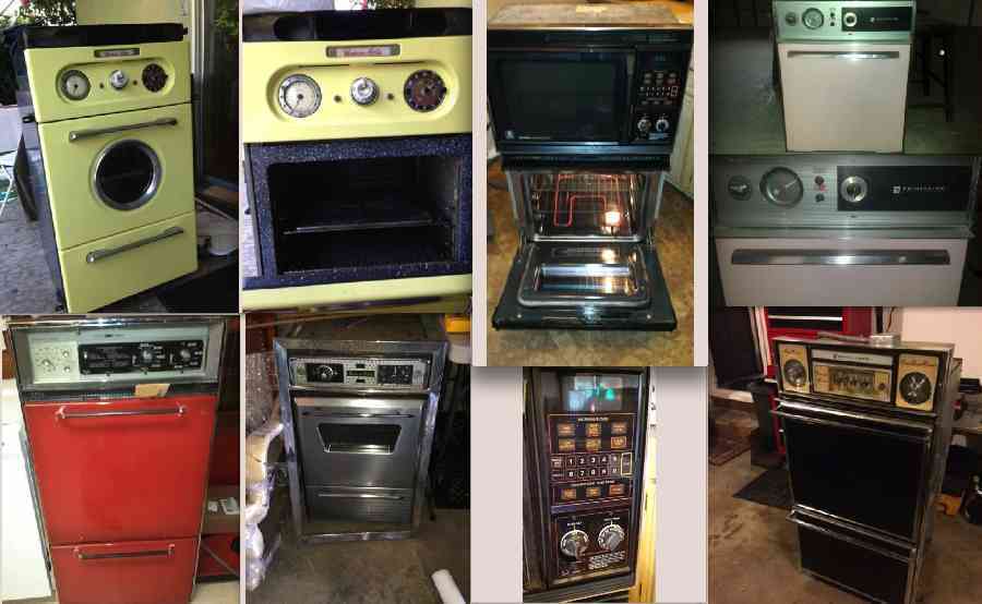 Six Vintage Wall Ovens Ercup Yellow West Holly Poppy Red Frigidaire Pink W Mmaid Et - Vintage Wall Oven Craigslist