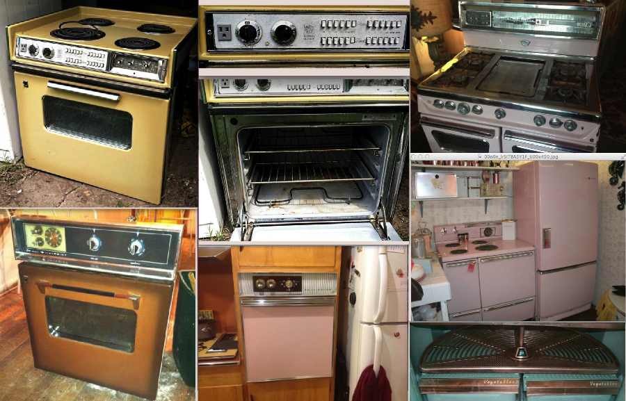 Cl Finds 1950 60s Stoves Wall Ovens And Ge Fridge - Vintage Wall Oven Craigslist