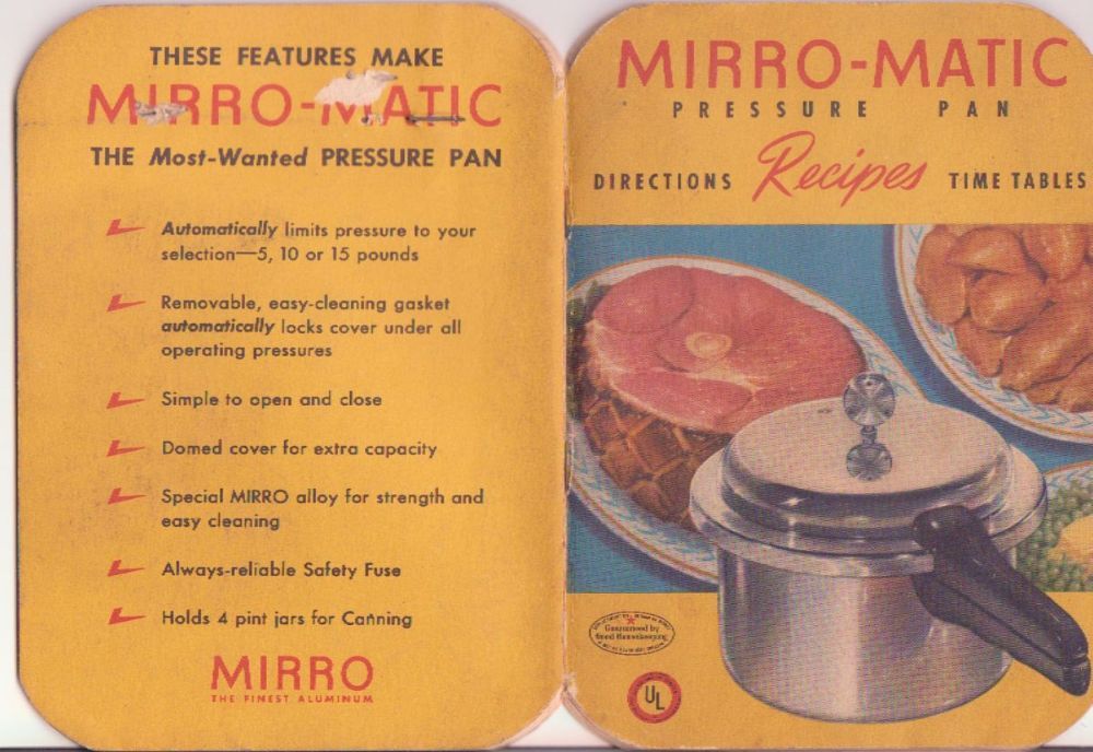 Question about vintage Mirro pressure cookers.