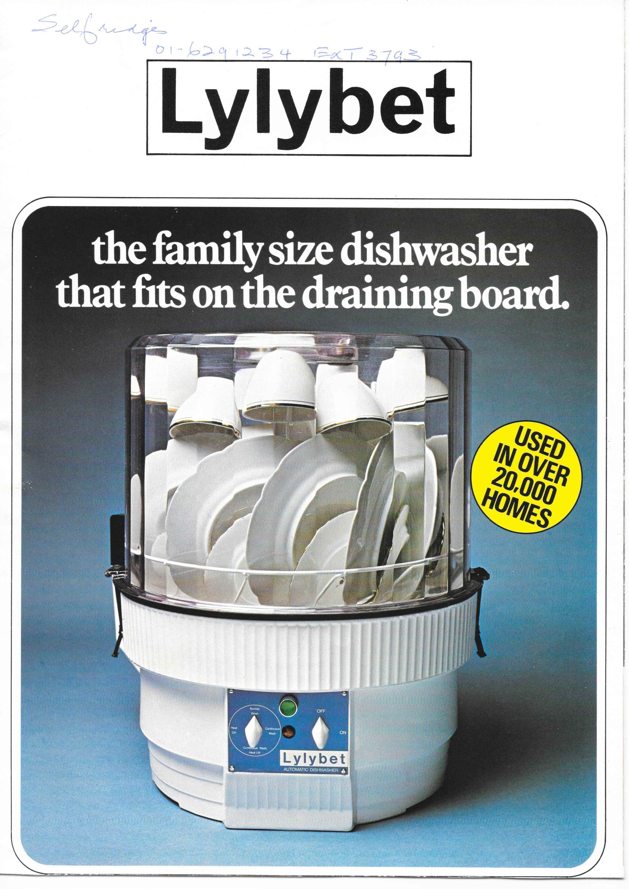 1970s Bench Top Dishwasher Uk