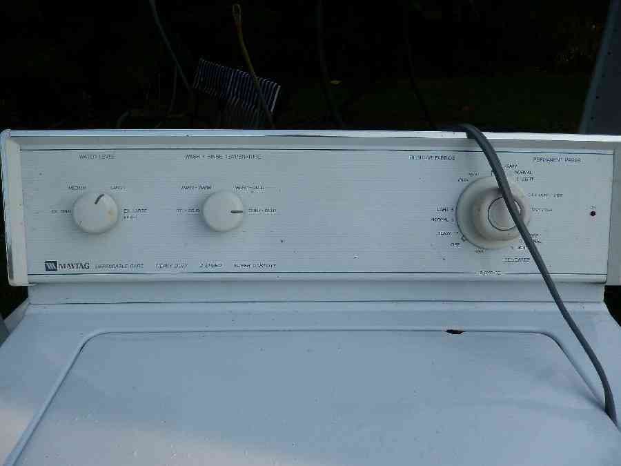 Maytag 5 2 Cu Ft Smart Capable White Top Load Washing Machine With Extra Power Button Energy Star Mvw7230hw The Home Depot