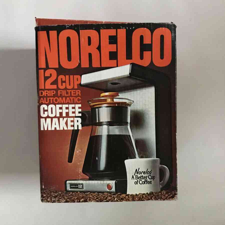 1970s Norelco Hot Stuff Travel Coffee Maker Set, Retro Mod Design, Complete  With Accessories 