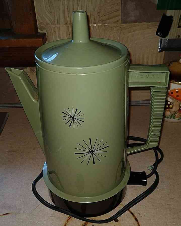 Vintage Regal Poly Perk 4-8 Cup Coffee Pot Electric Automatic