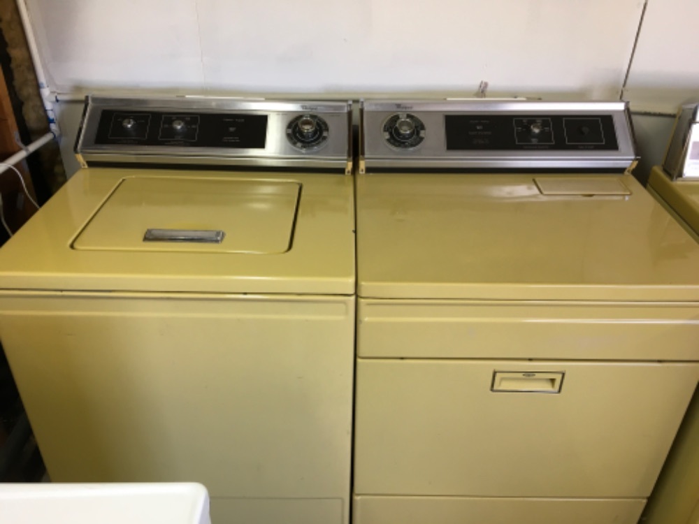 Whirlpool gold sales washer and dryer