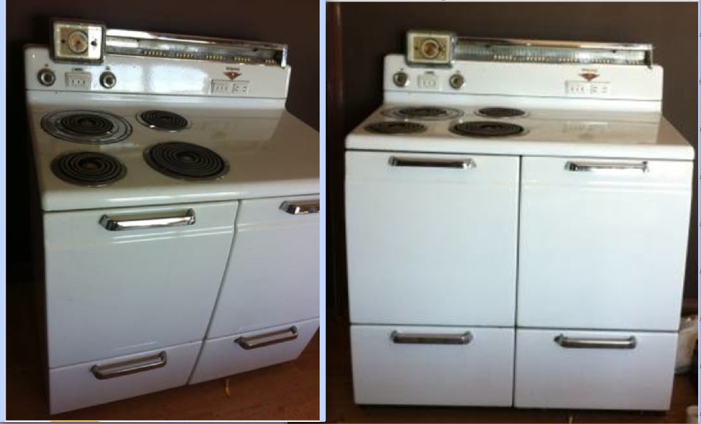 vintage hotpoint stove