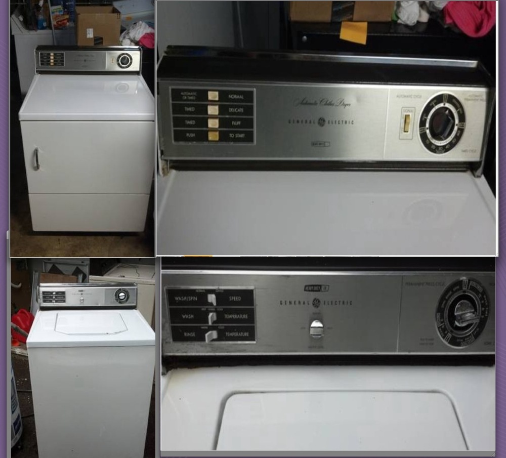 Vintage matching GE Washer and Dryer! - $200 (Oly)