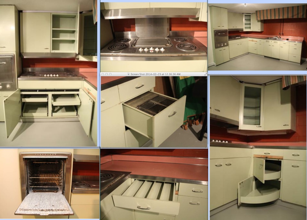 1968 St Charles Metal Kitchen Cabinets With Thermador Cooking Rose