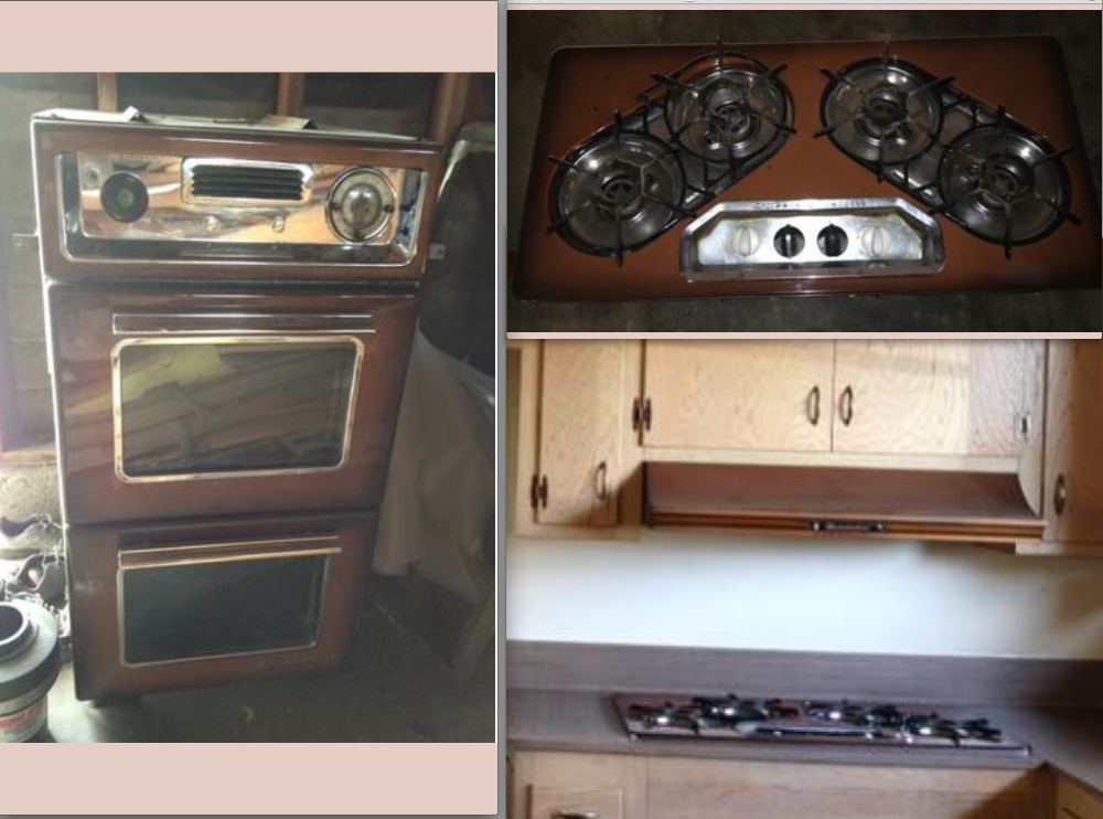 Vintage 1950 S Okeefe Merritt Cooktop And Double Oven 100 North Oc - O Keefe And Merritt Wall Oven