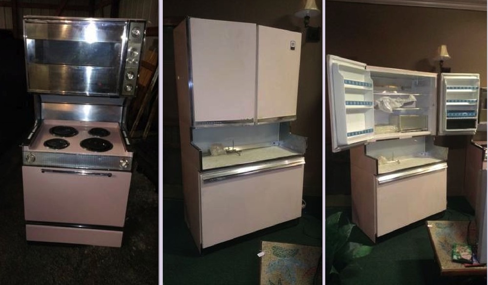 1960's Pastel Pink GE Refrigerator and Stove - $600 & Vin ...